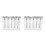 2Pcs Acrylic Oil Quality Tester for Car Multi-Hole Viscosity Test Tool 5