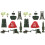 4Sets Assorted Pretend Play Sets Military Model Decor Toy 1
