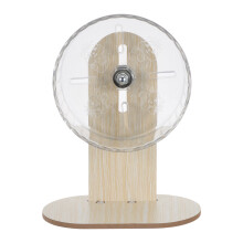 Roue Fitness Hamster Bois Khaki Silencieuse Indoor