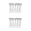 2Pcs Acrylic Oil Quality Tester for Car Multi-Hole Viscosity Test Tool 8