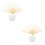 2Ensembles Cadre Éventail Chinois Bambou Papier DIY Pliable 4