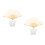 2Ensembles Cadre Éventail Chinois Bambou Papier DIY Pliable 8