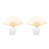 2Ensembles Cadre Éventail Chinois Bambou Papier DIY Pliable 9