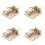 4Ensembles Jeu De Puzzle En Bois Marron Clair, À Billes 3D 5