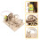 4Ensembles Jeu De Puzzle En Bois Marron Clair, À Billes 3D 11