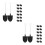 200Pcs Portable Catering Spoons Assorted Colors for Party Use 1