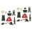 4Sets Assorted Pretend Play Sets Military Model Decor Toy 5