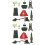 4Sets Assorted Pretend Play Sets Military Model Decor Toy 6