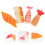 12Pcs Faux Sushi Toy Set High Simulation Assorted Decor 9