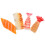 12Pcs Faux Sushi Toy Set High Simulation Assorted Decor 10
