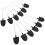 200Pcs Portable Catering Spoons Assorted Colors for Party Use 2