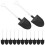 200Pcs Portable Catering Spoons Assorted Colors for Party Use 3