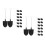 200Pcs Portable Catering Spoons Assorted Colors for Party Use 6