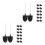 200Pcs Portable Catering Spoons Assorted Colors for Party Use 8