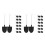 200Pcs Portable Catering Spoons Assorted Colors for Party Use 9