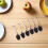 200Pcs Portable Catering Spoons Assorted Colors for Party Use 10