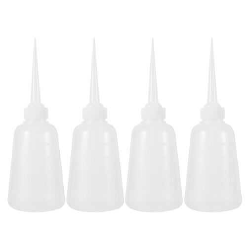 16Pcs Transparent Pet Oil Dispensing Bottles with Precise Pointed Tips 2