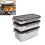 Stainless Steel Crisper Trio Set 21