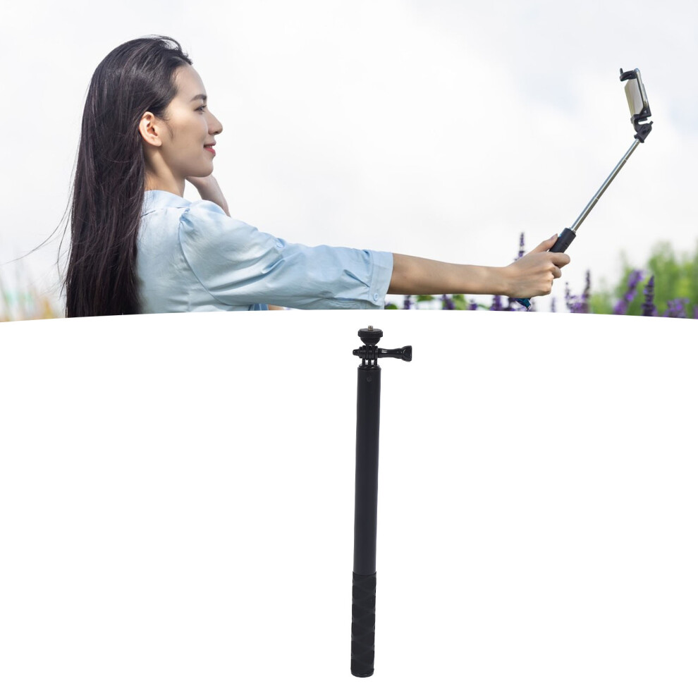 Extended Aluminum Alloy Selfie Stick For Action Cameras, 37-155Cm 3161386538413