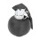 6 pezzi di granate giocattolo per bambini con suoni e luci, 9cm, nero 12