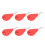 Pack of 10 FUTURE Surfboard Fin Hex Keys 21