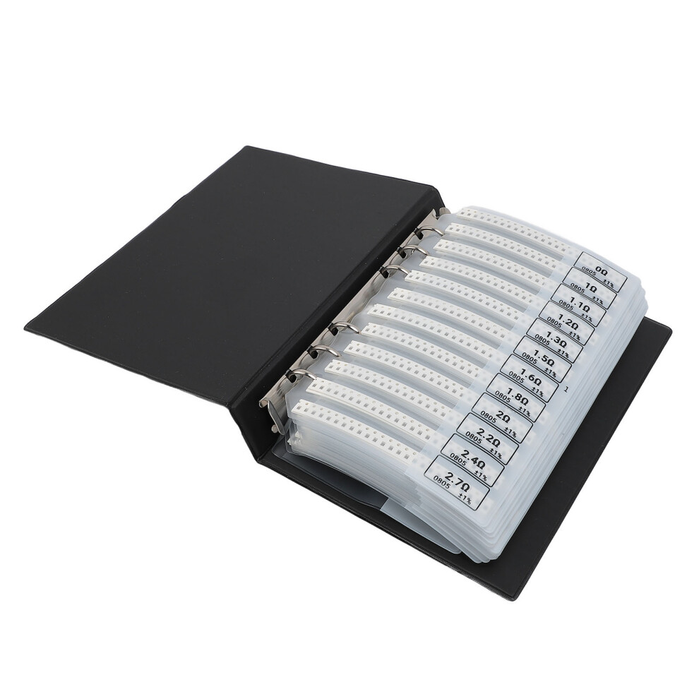 0805 Smd Resistor Sample Book 170 Values 1% High Accuracy Assorted Folder 7621386539217