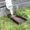 4PCS Brown Plastic Downspout Splash Block, 16.3x2.0in 4