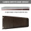 4PCS Brown Plastic Downspout Splash Block, 16.3x2.0in 6