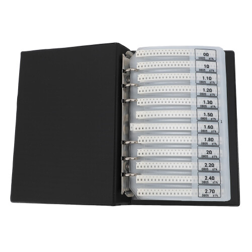 0805 SMD Resistor Sample Book 170 Values 1% High Accuracy Assorted Folder 2