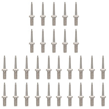 30PiÚces Aiguilles Pour Boucle D'oreille Bétail Acier Inox Argenté