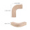 Coude Bois Rampe Escalier Beige Lisse 3