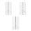60Pièces Ressort Support Couvercle Acier Inoxydable Réglable 6