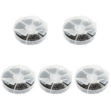 Black DIY Jewelry Jump Rings Strong Iron Open Rings for Repairs