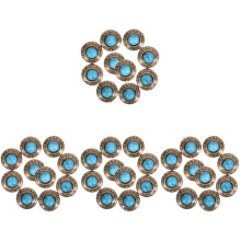 40St Duurzame Metalen Conchos, Retro Tas- En Koffersluitingen