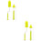 2Ensembles Brosse Nettoyage Bébé Silicone Vert Suspendu 6
