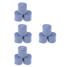 12Rolls Elegant Blue Chiffon Ribbon Wide for Wedding and Gift Wrapping