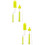 2Ensembles Brosse Nettoyage Bébé Silicone Vert Suspendu 7