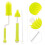 2Ensembles Brosse Nettoyage Bébé Silicone Vert Suspendu 8