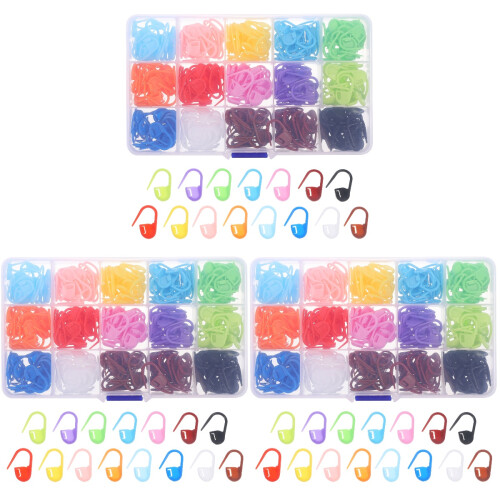 DIY Crochet Markers with ABS Material in Assorted Colors