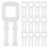 500Pcs Durable Transparent Box Handles for Corrugated Carton Use 2