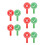 10Pcs Double Sided Plastic Paddles Multi Color Classroom Voting Tools 7