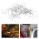 200Pcs Auto Welding Staples Wave Design for Car Bumper Repair Silver 8