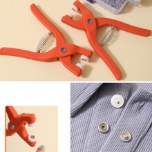 50 Sets Prong Studs Snap Fasteners Kit with Press Tool for DIY Crafting