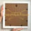 White 20x20cm Map Pattern Shadow Box Frame Storage for Tickets and Photos 6