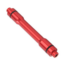 Adaptateur de moyeu à axe passant en alliage d'aluminium rouge 15x100mm vers 9x100mm
