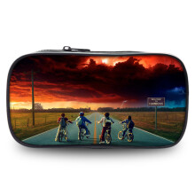 (StyleB)Bolsa de lápices Stranger Things con nailon duradero para niños y organización adolescente