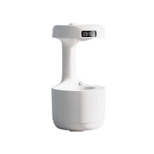 800Ml Luftbefeuchter Home Anti-Gravity Water Droplets Ultraschall-Nebelmaschine Fogger mit LED-Anzeige BüRo Schlafzimmer Desktop