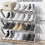 Shoe Rack Stackable Small Shoe Rack,  Shoe Shelf Storage Organizer for Entryway, Hallway and Close Gray 2