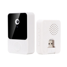 Visual Doorbell Wireless WIFI Doorbell Security Doorbell Camera with Night Vision Real- Monitoring
