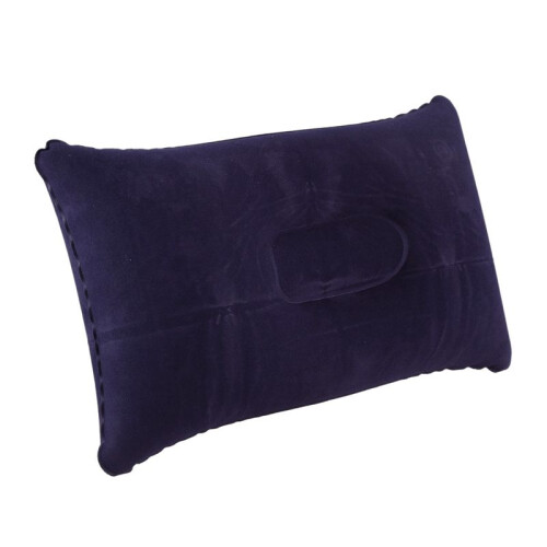 2PCS INFLATABLE  CUSHION TRAVEL PILLOW SLEEP SLEEPING  SUPPORT in CAR Deep  38*24cm 2